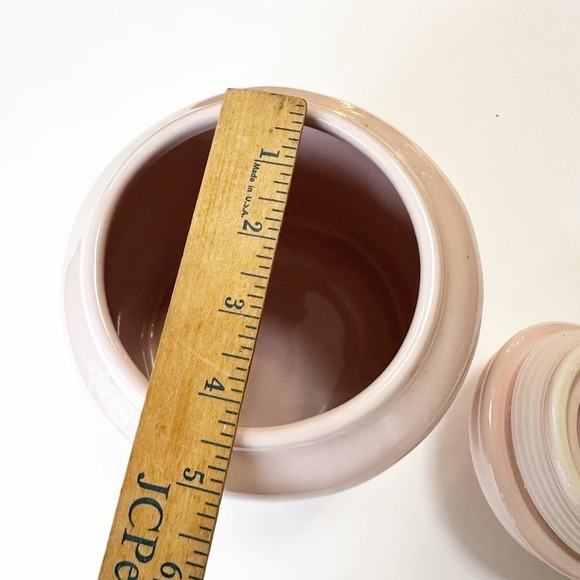 Ray Dunn Pink Food Storage Cookie Jar Happy Easter - Picture 11 of 11